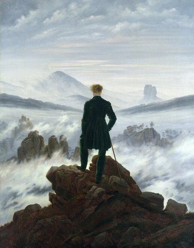 The Wanderer above the Sea of Fog by Caspar David Friedrich